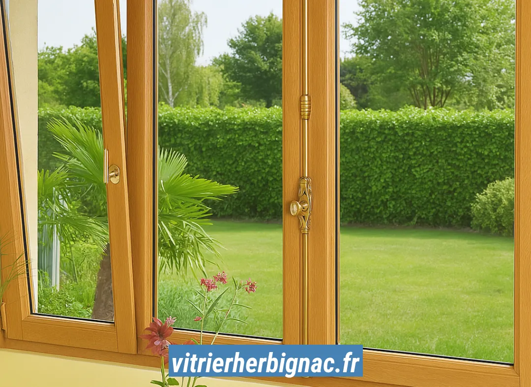 Installation de fenêtre en bois sur mesure Herbignac
