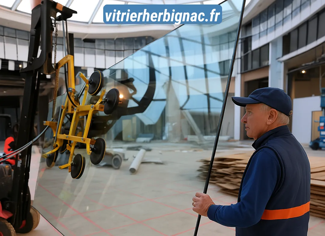 Remplacement de vitrine magasin Herbignac